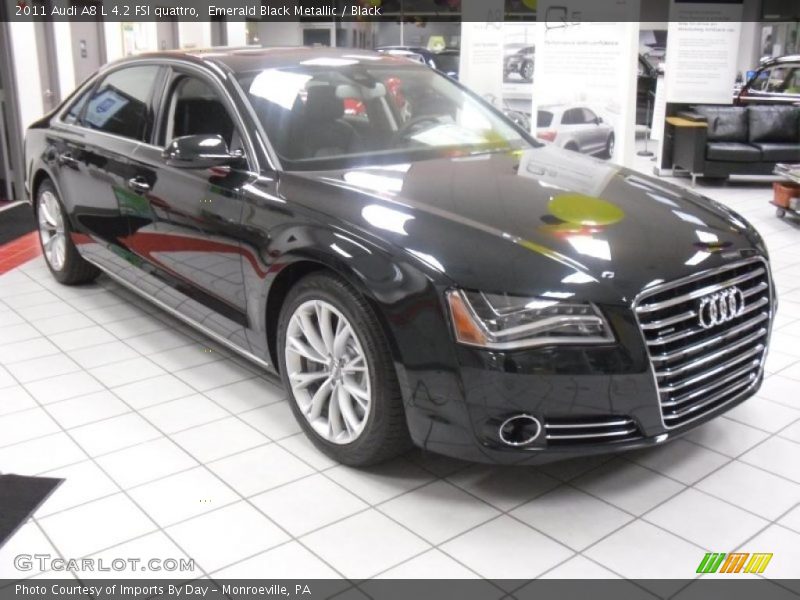 Front 3/4 View of 2011 A8 L 4.2 FSI quattro