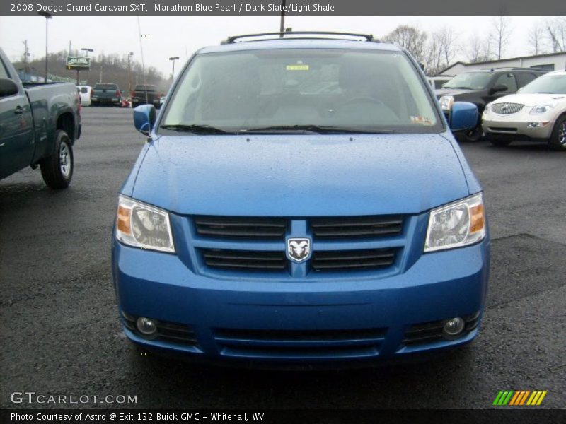 Marathon Blue Pearl / Dark Slate/Light Shale 2008 Dodge Grand Caravan SXT