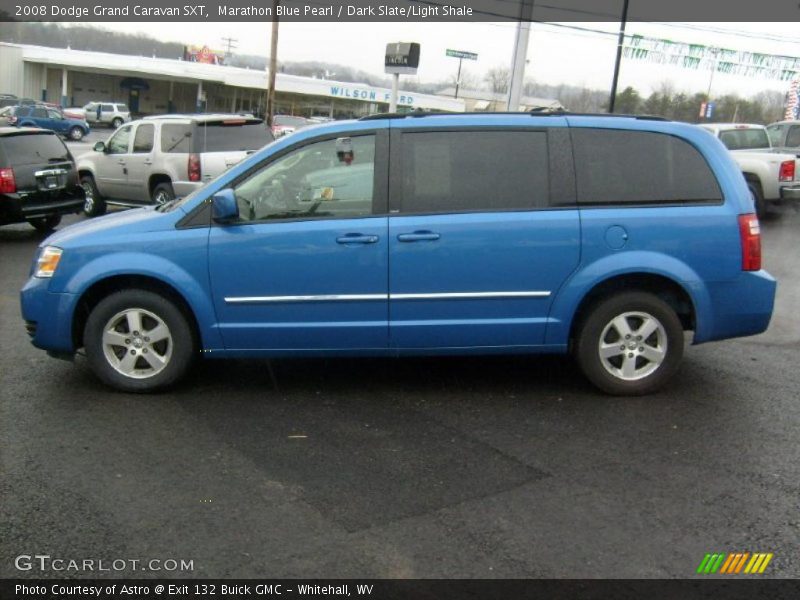 Marathon Blue Pearl / Dark Slate/Light Shale 2008 Dodge Grand Caravan SXT