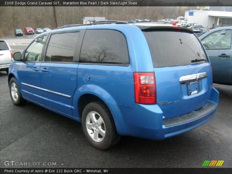 Marathon Blue Pearl / Dark Slate/Light Shale 2008 Dodge Grand Caravan SXT
