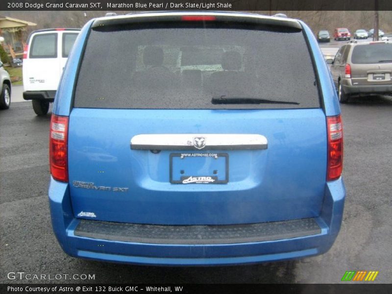 Marathon Blue Pearl / Dark Slate/Light Shale 2008 Dodge Grand Caravan SXT