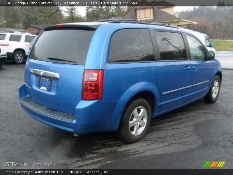 Marathon Blue Pearl / Dark Slate/Light Shale 2008 Dodge Grand Caravan SXT