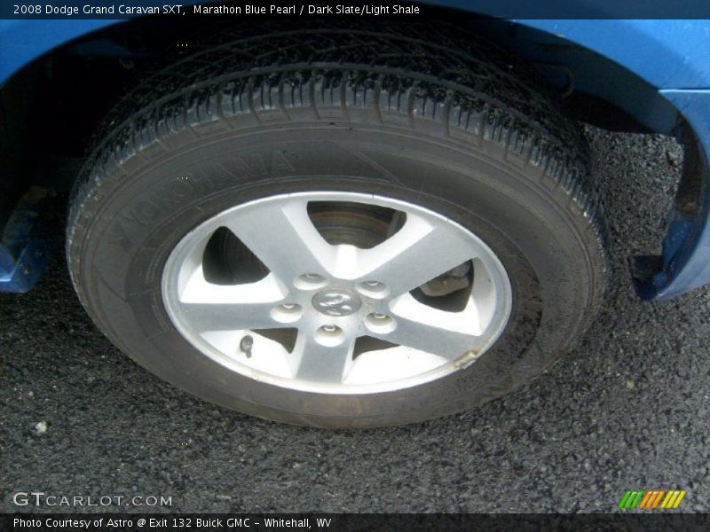 Marathon Blue Pearl / Dark Slate/Light Shale 2008 Dodge Grand Caravan SXT