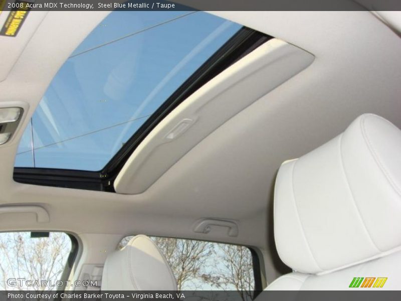 Steel Blue Metallic / Taupe 2008 Acura MDX Technology