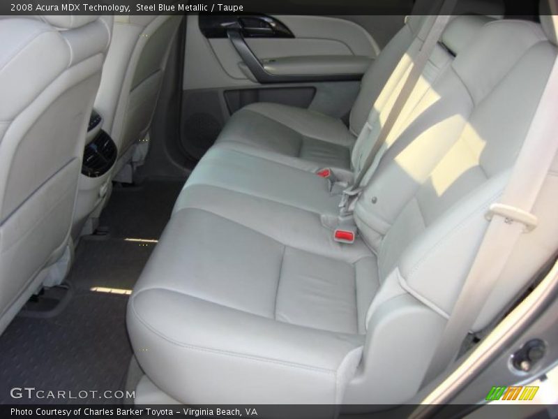 Steel Blue Metallic / Taupe 2008 Acura MDX Technology