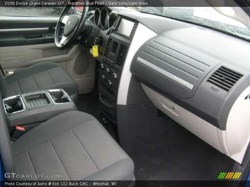 Marathon Blue Pearl / Dark Slate/Light Shale 2008 Dodge Grand Caravan SXT