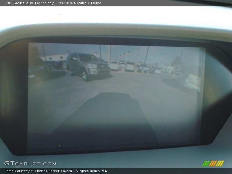 Steel Blue Metallic / Taupe 2008 Acura MDX Technology