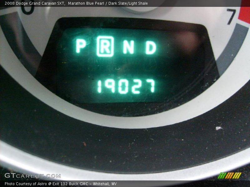 Marathon Blue Pearl / Dark Slate/Light Shale 2008 Dodge Grand Caravan SXT