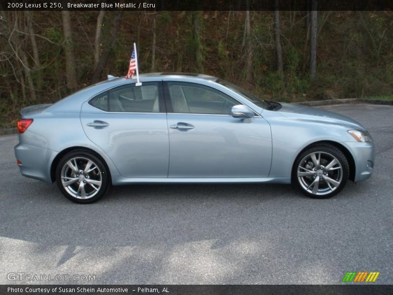 Breakwater Blue Metallic / Ecru 2009 Lexus IS 250