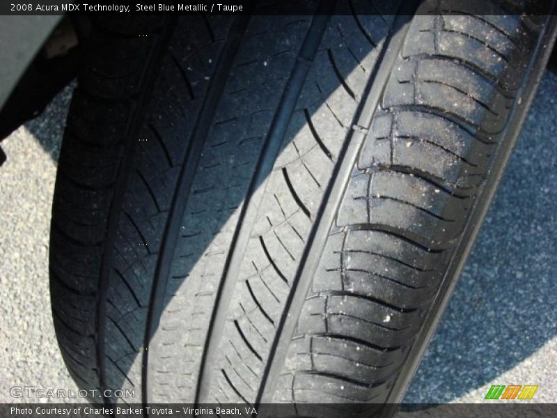 Steel Blue Metallic / Taupe 2008 Acura MDX Technology