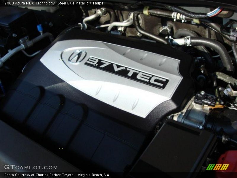 Steel Blue Metallic / Taupe 2008 Acura MDX Technology