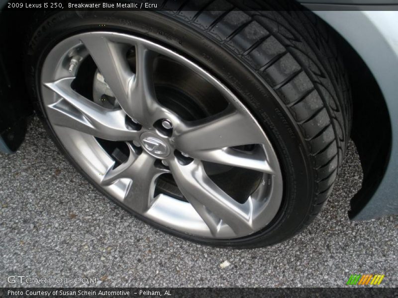 Breakwater Blue Metallic / Ecru 2009 Lexus IS 250