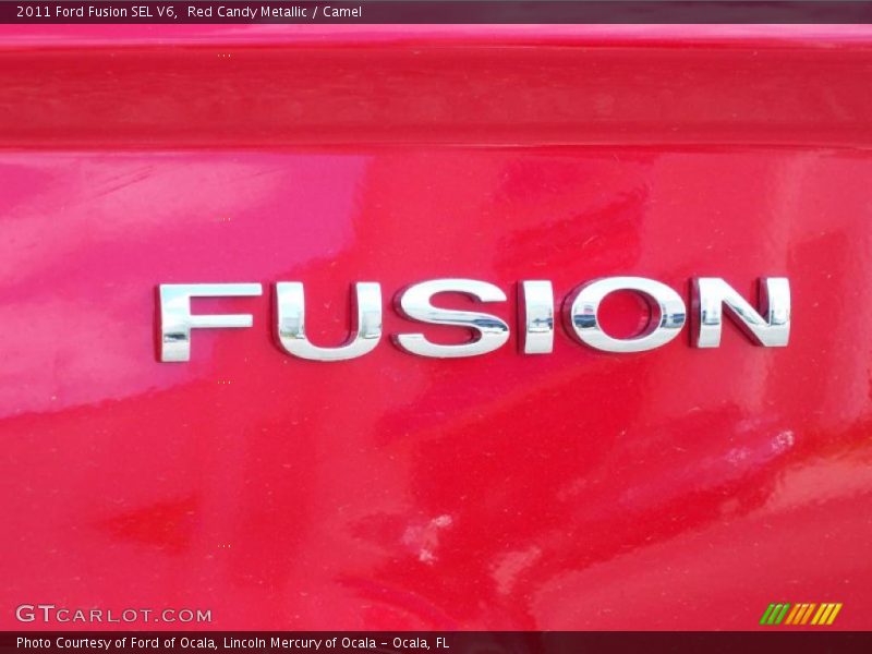 Red Candy Metallic / Camel 2011 Ford Fusion SEL V6