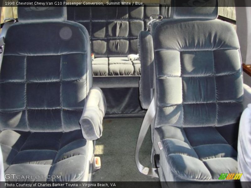 Summit White / Blue 1998 Chevrolet Chevy Van G10 Passenger Conversion