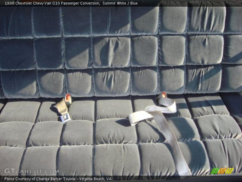 Summit White / Blue 1998 Chevrolet Chevy Van G10 Passenger Conversion