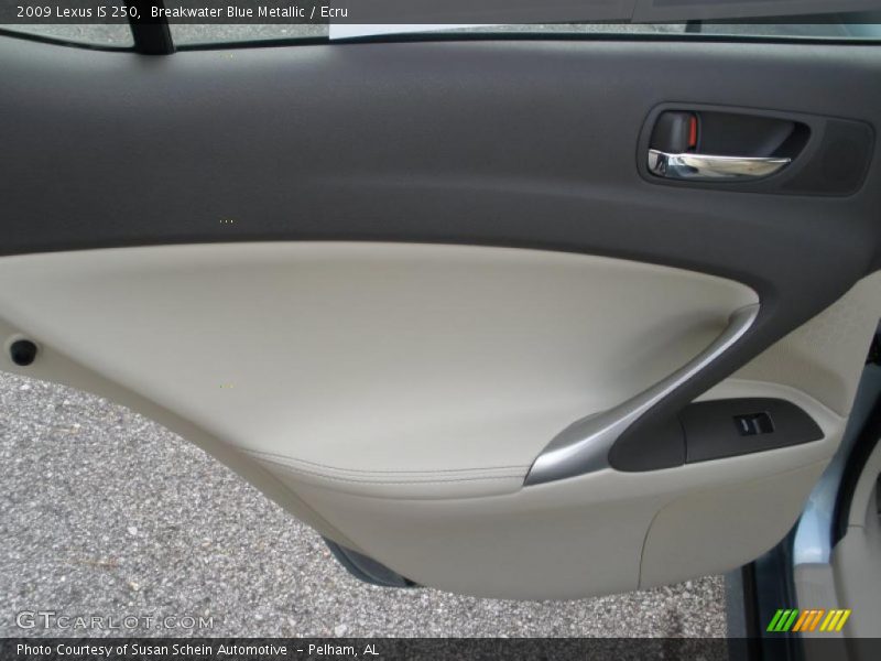Breakwater Blue Metallic / Ecru 2009 Lexus IS 250