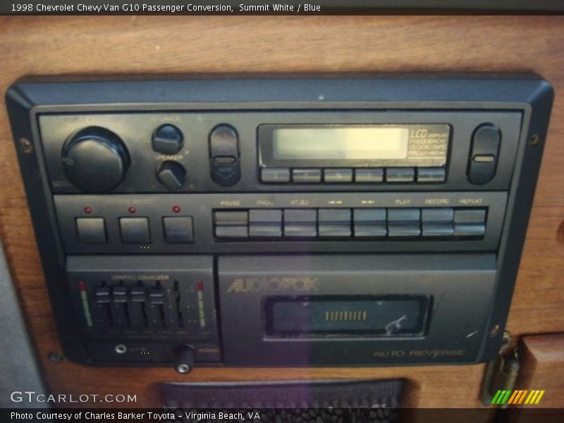 Summit White / Blue 1998 Chevrolet Chevy Van G10 Passenger Conversion
