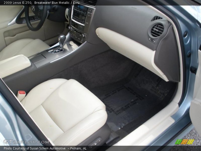 Breakwater Blue Metallic / Ecru 2009 Lexus IS 250