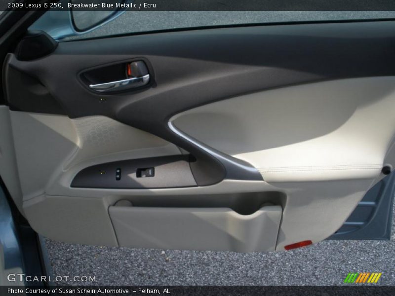 Breakwater Blue Metallic / Ecru 2009 Lexus IS 250