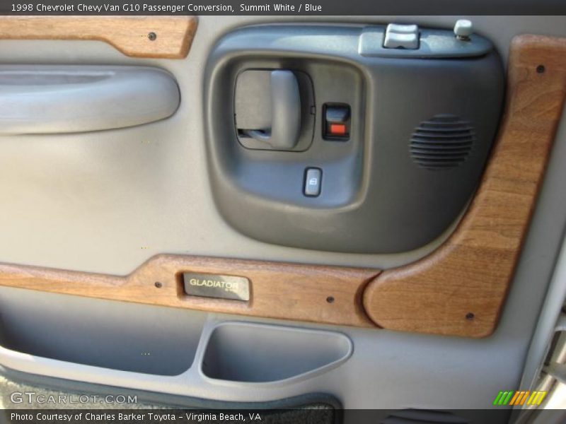Summit White / Blue 1998 Chevrolet Chevy Van G10 Passenger Conversion