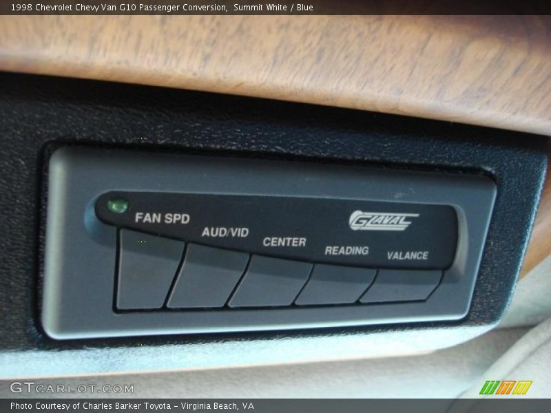 Summit White / Blue 1998 Chevrolet Chevy Van G10 Passenger Conversion