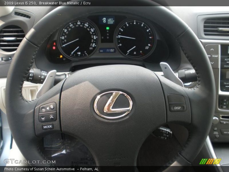 Breakwater Blue Metallic / Ecru 2009 Lexus IS 250