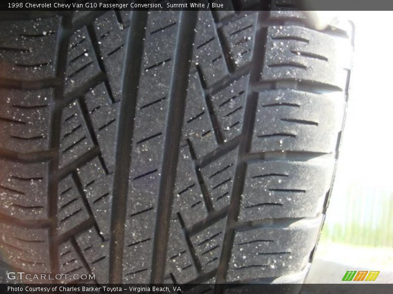 Summit White / Blue 1998 Chevrolet Chevy Van G10 Passenger Conversion