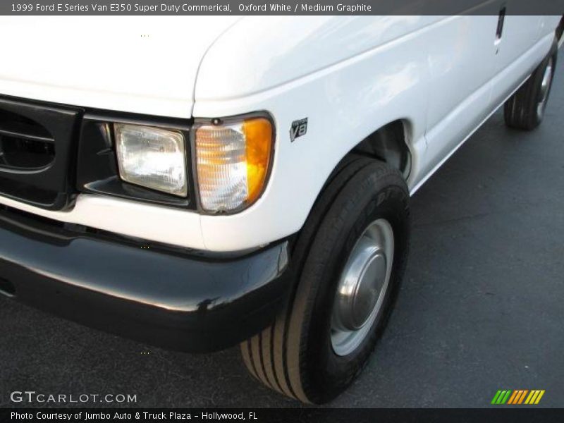 Oxford White / Medium Graphite 1999 Ford E Series Van E350 Super Duty Commerical