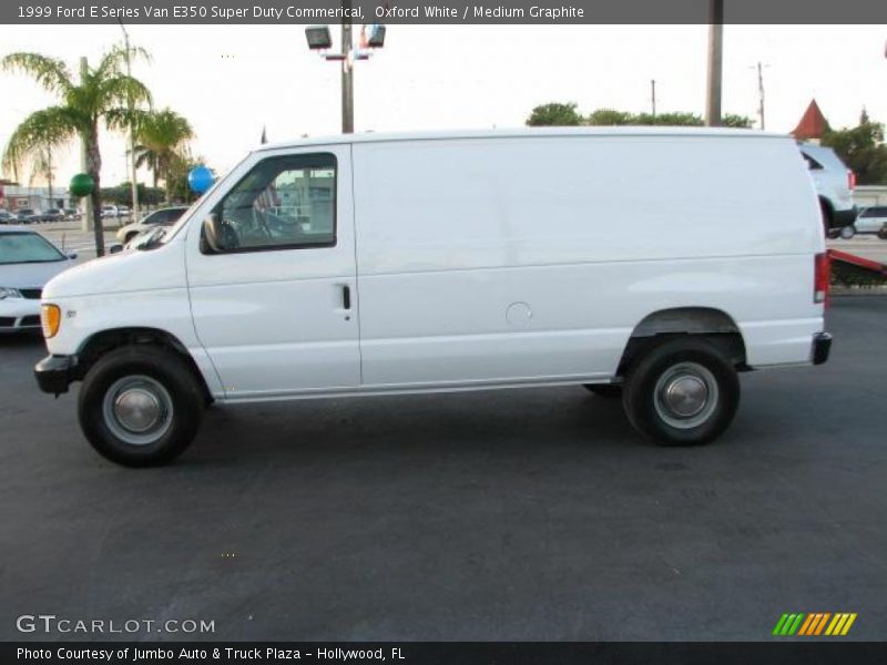 Oxford White / Medium Graphite 1999 Ford E Series Van E350 Super Duty Commerical