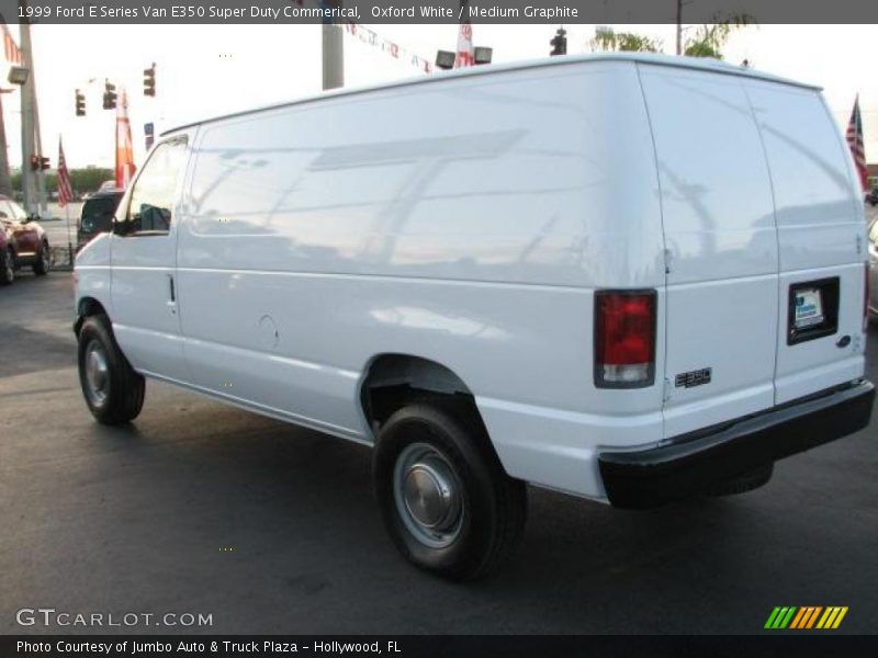 Oxford White / Medium Graphite 1999 Ford E Series Van E350 Super Duty Commerical