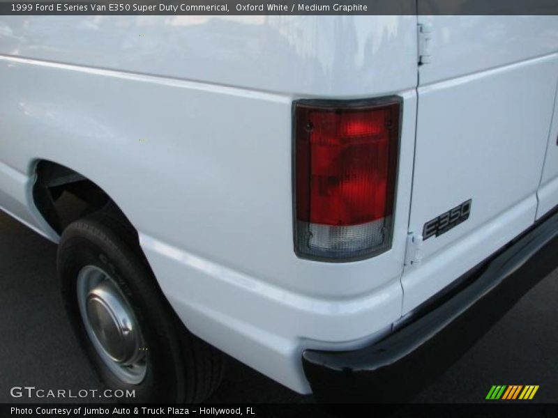 Oxford White / Medium Graphite 1999 Ford E Series Van E350 Super Duty Commerical