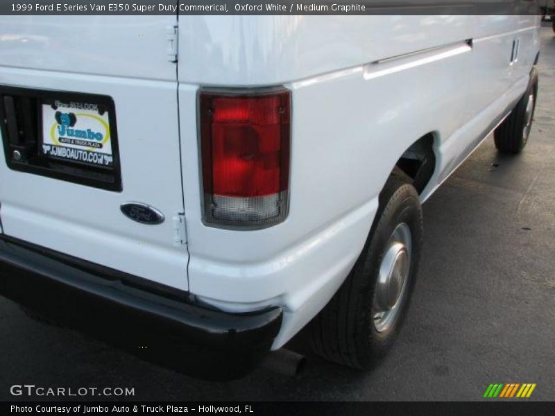 Oxford White / Medium Graphite 1999 Ford E Series Van E350 Super Duty Commerical