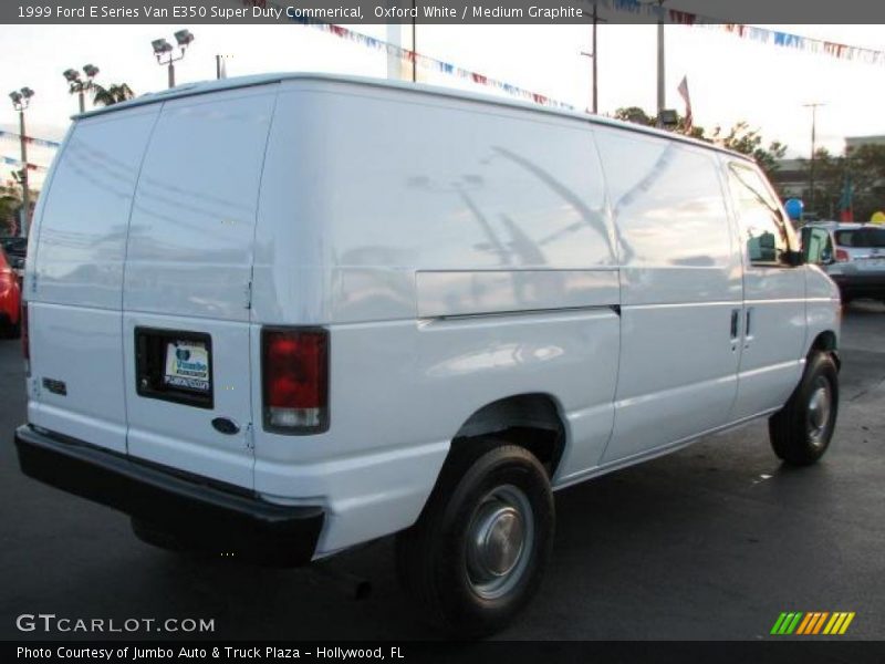 Oxford White / Medium Graphite 1999 Ford E Series Van E350 Super Duty Commerical