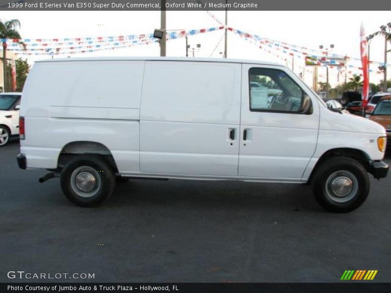 Oxford White / Medium Graphite 1999 Ford E Series Van E350 Super Duty Commerical