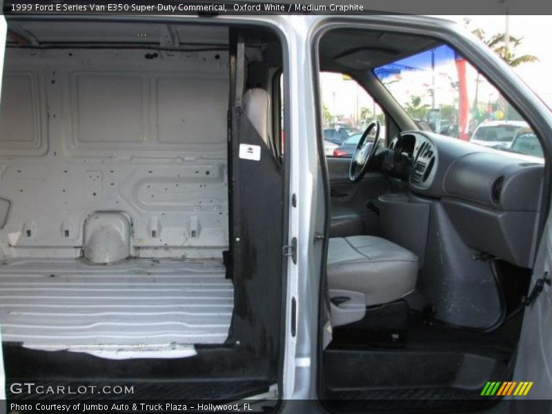 Oxford White / Medium Graphite 1999 Ford E Series Van E350 Super Duty Commerical