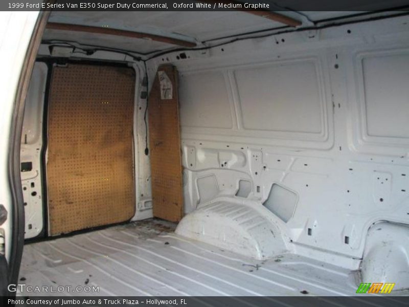 Oxford White / Medium Graphite 1999 Ford E Series Van E350 Super Duty Commerical