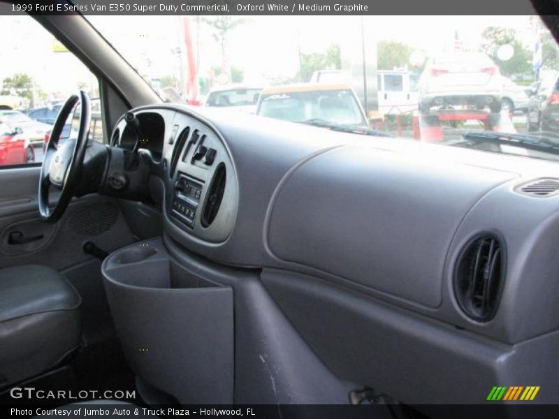 Oxford White / Medium Graphite 1999 Ford E Series Van E350 Super Duty Commerical