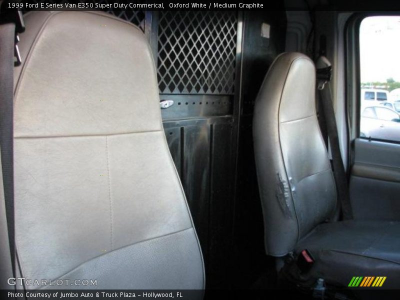 Oxford White / Medium Graphite 1999 Ford E Series Van E350 Super Duty Commerical