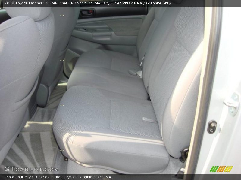  2008 Tacoma V6 PreRunner TRD Sport Double Cab Graphite Gray Interior