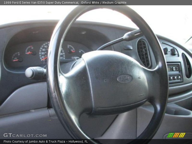 Oxford White / Medium Graphite 1999 Ford E Series Van E350 Super Duty Commerical