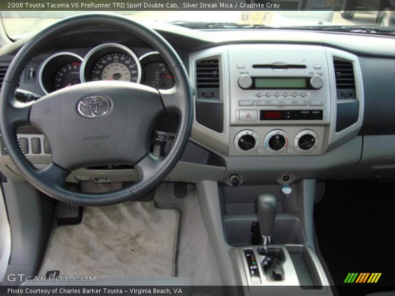 Dashboard of 2008 Tacoma V6 PreRunner TRD Sport Double Cab
