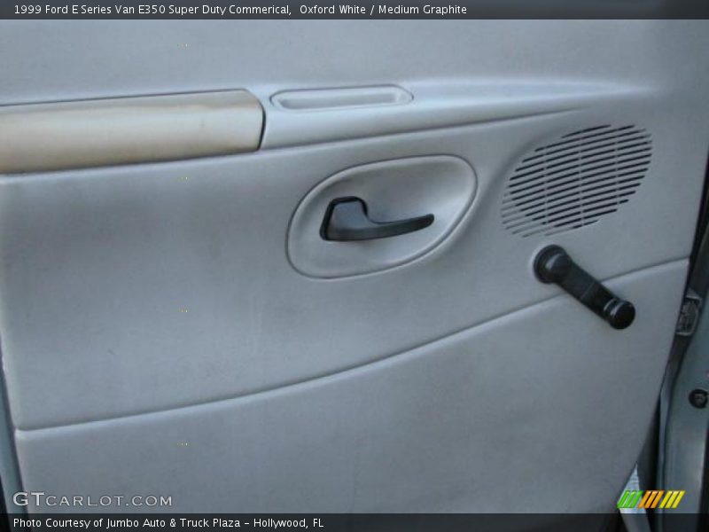 Oxford White / Medium Graphite 1999 Ford E Series Van E350 Super Duty Commerical