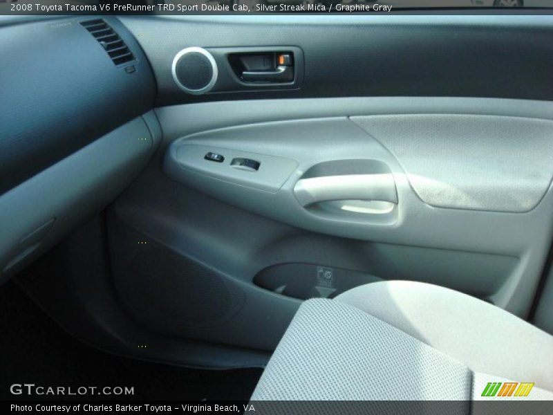 Silver Streak Mica / Graphite Gray 2008 Toyota Tacoma V6 PreRunner TRD Sport Double Cab