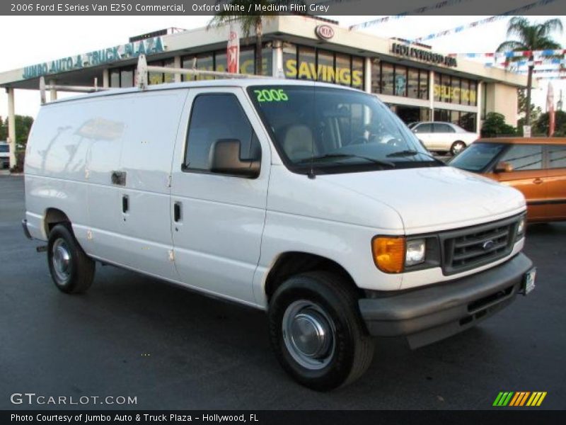 Oxford White / Medium Flint Grey 2006 Ford E Series Van E250 Commercial