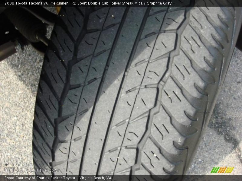 Silver Streak Mica / Graphite Gray 2008 Toyota Tacoma V6 PreRunner TRD Sport Double Cab