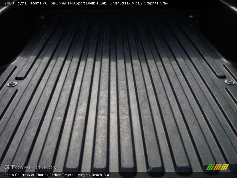 Silver Streak Mica / Graphite Gray 2008 Toyota Tacoma V6 PreRunner TRD Sport Double Cab