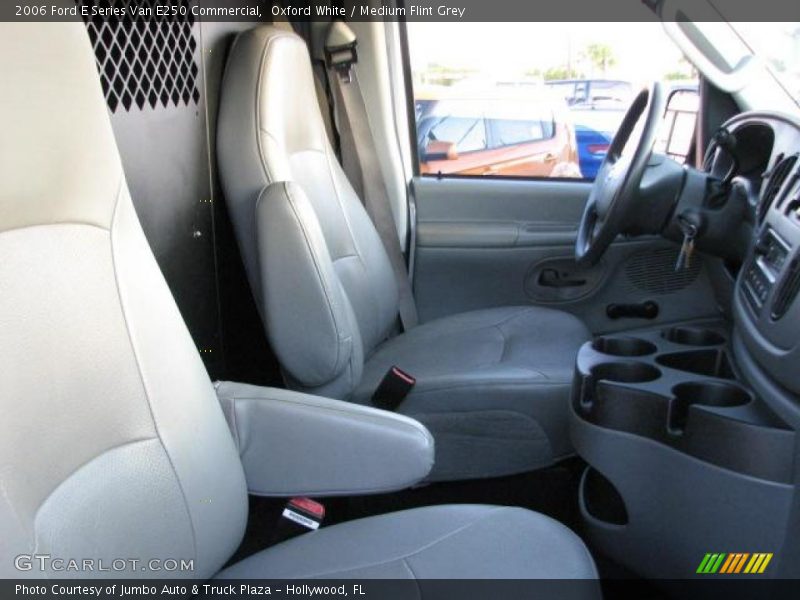 Oxford White / Medium Flint Grey 2006 Ford E Series Van E250 Commercial