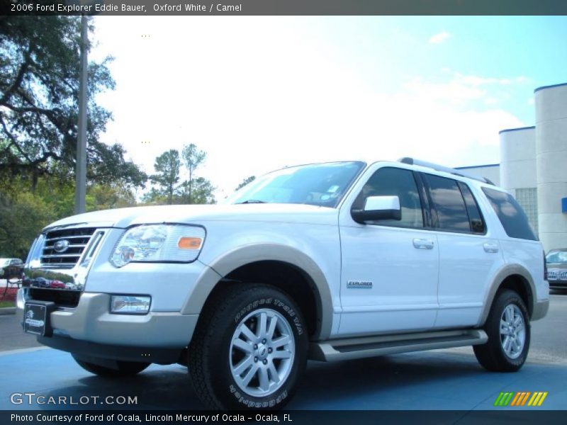 Oxford White / Camel 2006 Ford Explorer Eddie Bauer