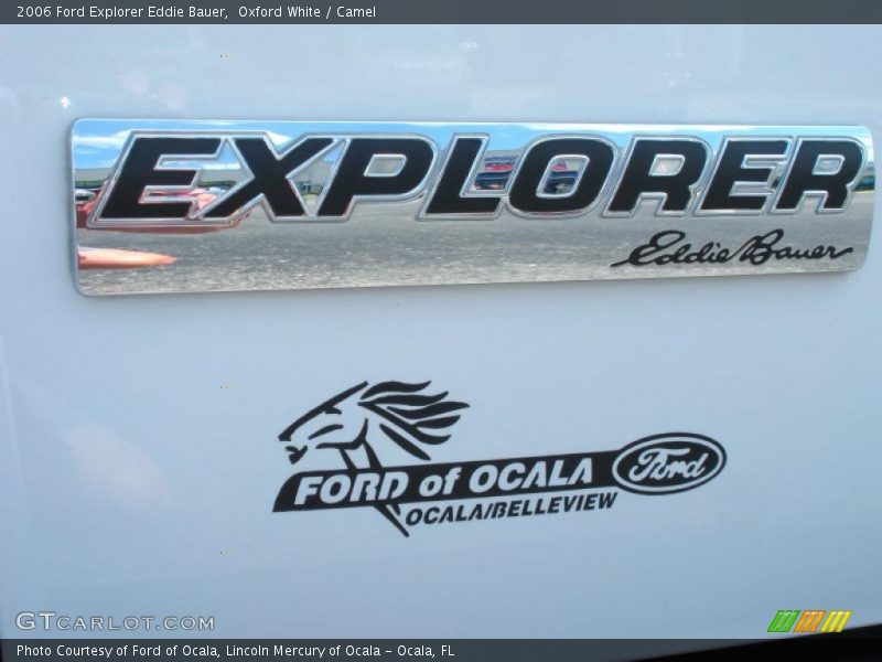 Oxford White / Camel 2006 Ford Explorer Eddie Bauer