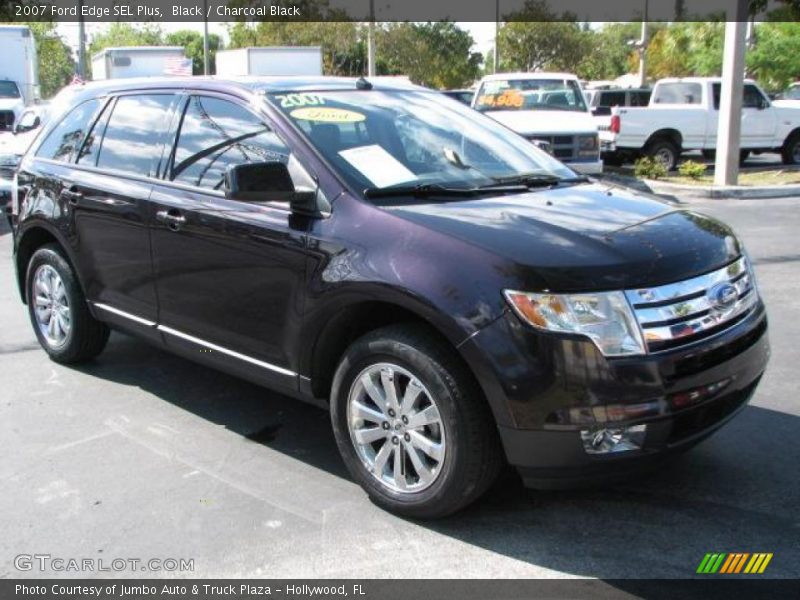 Black / Charcoal Black 2007 Ford Edge SEL Plus